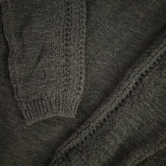 Rachel Zoe Men's Dark Knit Crewneck Sweater - Picture 4 of 4